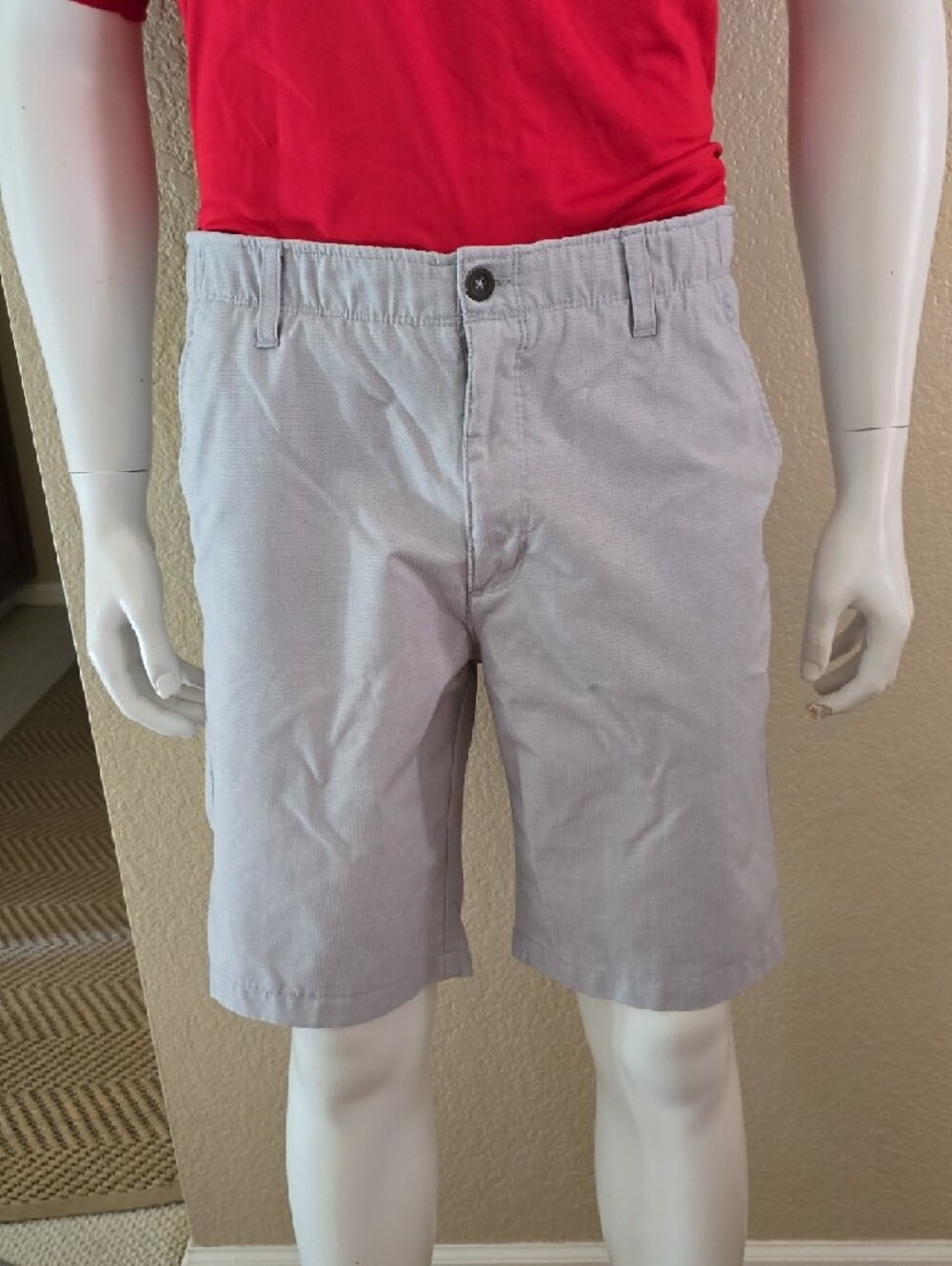 Three Sixty Six Men's Light Gray Shorts - Size 34 NWOT